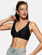 Sujetador Bralette Sin Aros Escote Profundo y Soporte Total